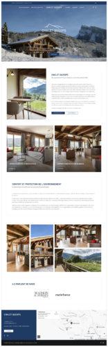 Site web Chalet Queops Haute-Savoie